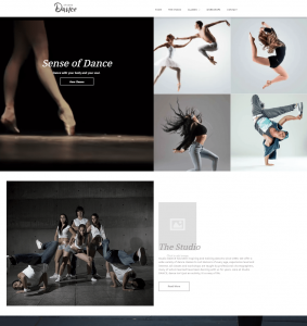 Dance Studio website