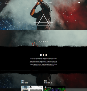 Musician website