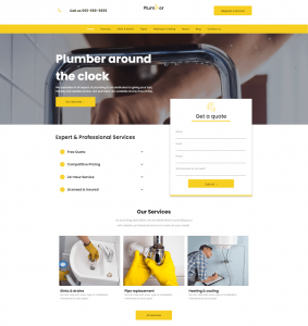 Plumbing Service Website