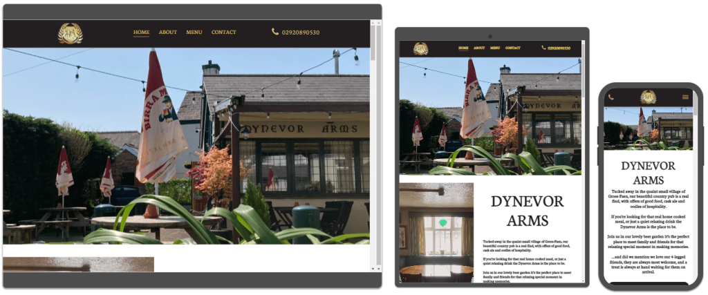 Dynevor Arms Website